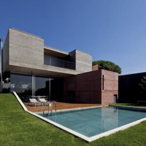 Massivhaus aus Beton mit Pool-Brasilien Sao paolo