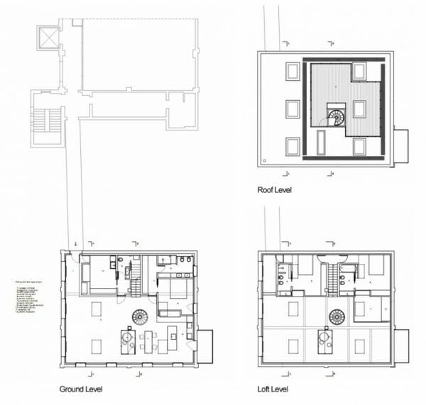 Moderne Wohnung Raumverteilung Bauskizze