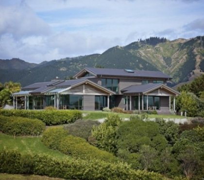 Passivhaus mitten im Feuchtgebiet Neuseeland