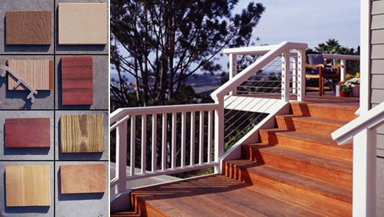 Terrassen bauen Material Holz Vorteile
