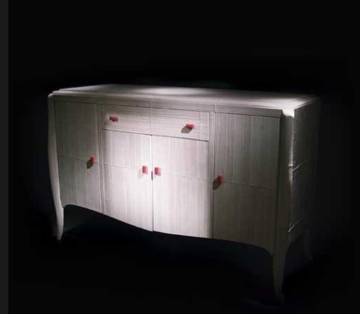 Weiße Komode Designer Möbel VIntage Stil