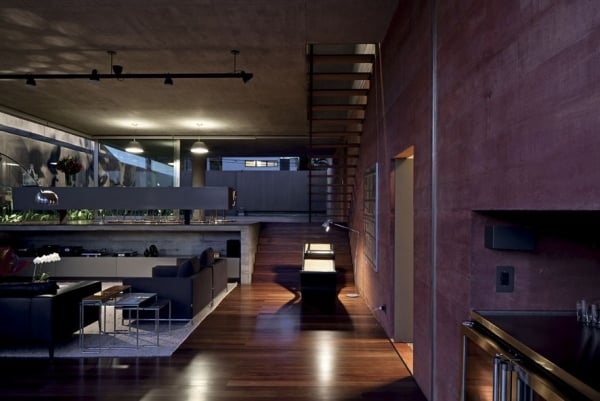Wohnraum Erdgeschoss Einrichtung Architekten Haus-Sao Paolo