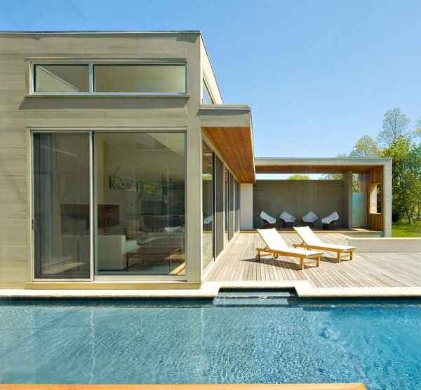 architektenhaus sonnenliegen pool blaze makoid design