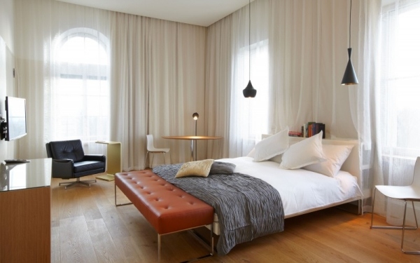 designer hotel mit außergewöhnlicher atmosphäre schlafzimmer