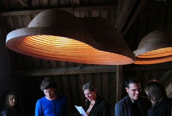 moderne Lampe Deckel Holz Bar Einrichtung