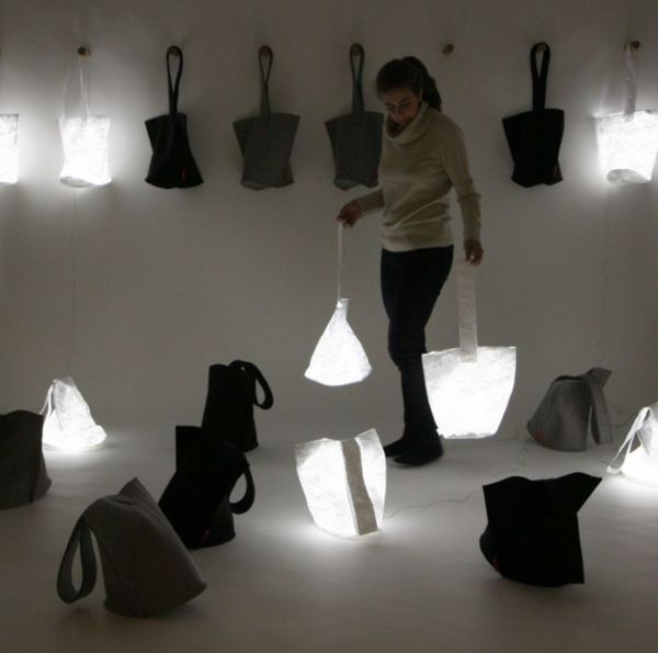 trendige innovative Leuchten-Tasche Molo
