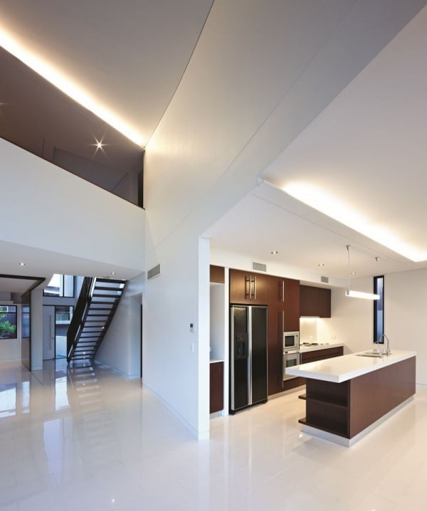 modernes blockhaus mit elegantem design modern