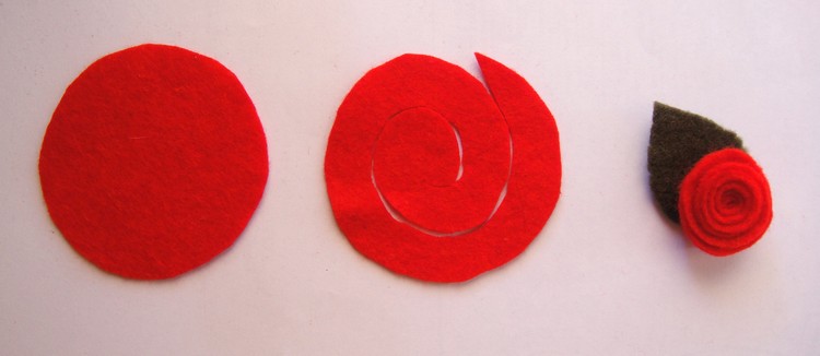 rosen-filz-selber-basteln-rot-spirale-ausschneiden