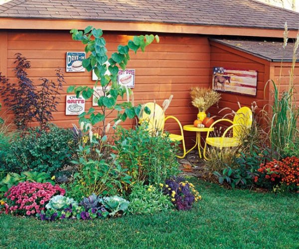 üppige Bepflanzung-Garten Design Ideen