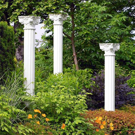 Antike Säulen-römischer Stil 