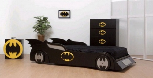 Batmobile Auto Bett Jungenzimmer