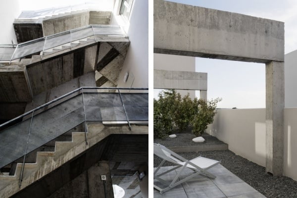 Betonhaus Treppen Dachterrasse Penthaus