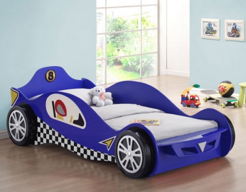 Bett Design Autos-Blau Kinderzimmer