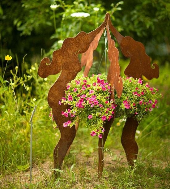 Deko Ideen Garten-Skulpturen 