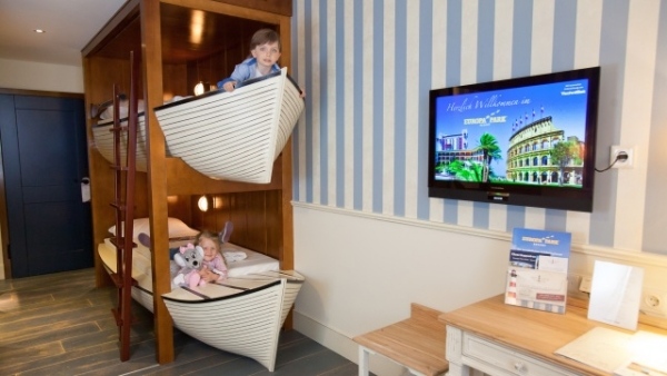 Doppelbett Hochbett Leiter-Schiffsbetten Kinderzimmer einrichten