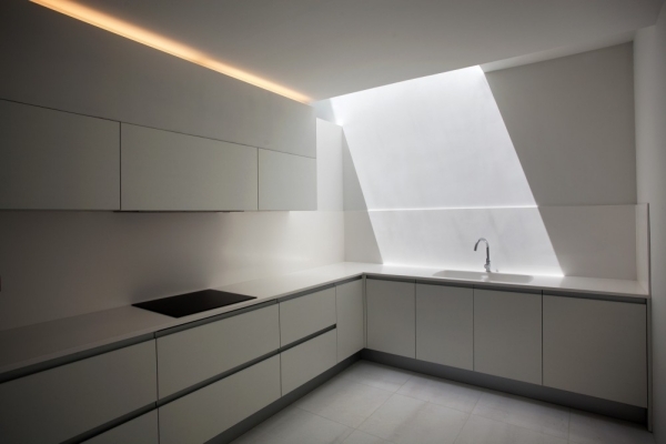 Exklusive Architektur spanien weiße küche minimalistisch