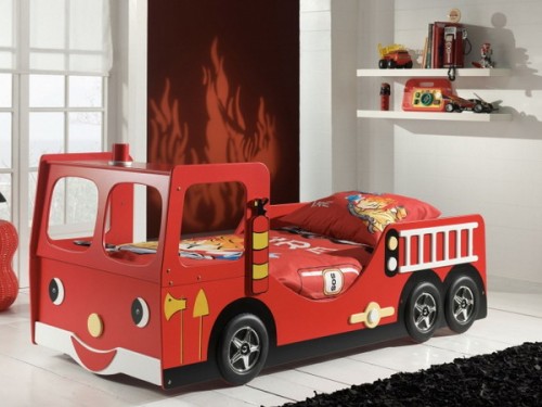 Feuerwehr Wagen für Kinder Zimmer Ideen