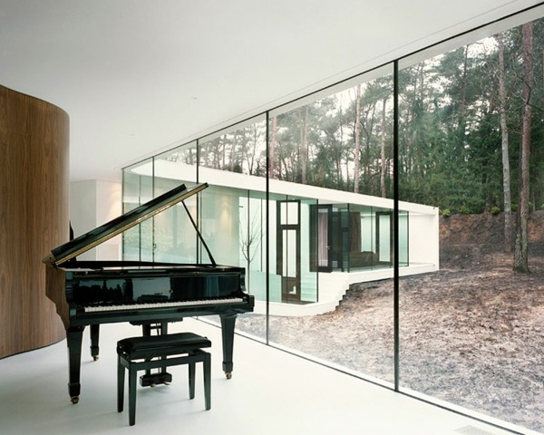Haus Wald Piano-Wohnzimmer Einrichtung