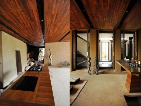 Holz in der Innenarchitektur Holzmöbel-Design Einrichtung