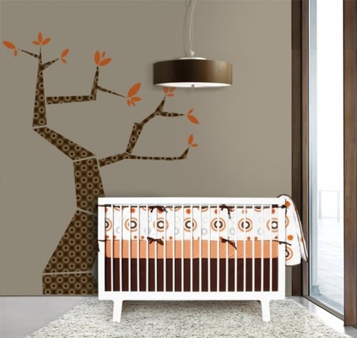 Kinderzimmer Dekoration Ideen Wandsticker Baum