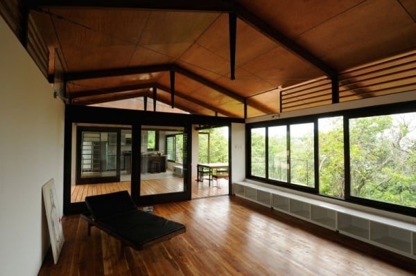 Luftiger Raum Haus Innenarchitektur Costa Rica 