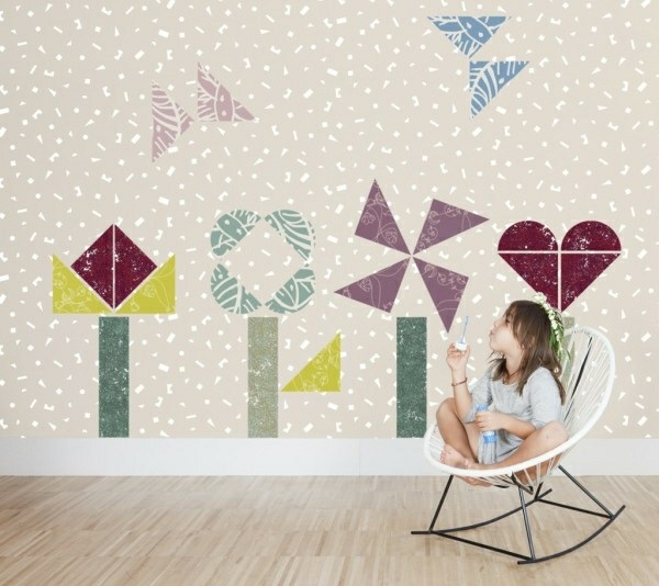 Mädchen Zimmer Gestaltung-Wand Farben