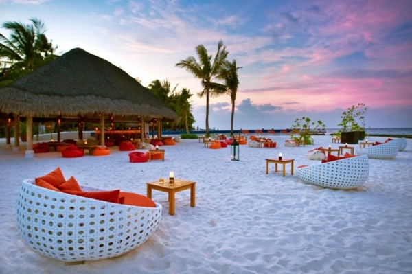 Malediven-Bar Strand-Sand 