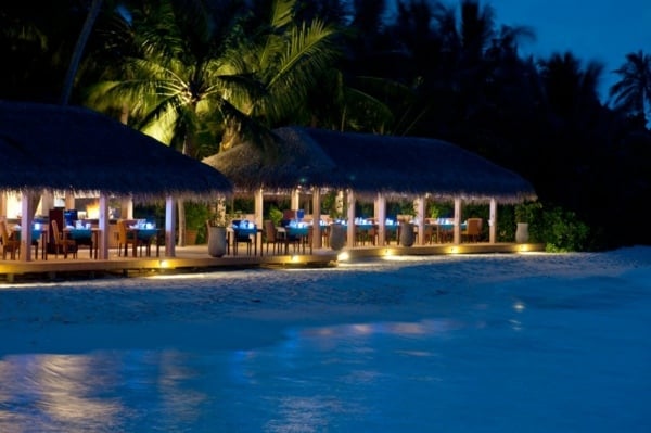 Malediven-Paradies-Romantische Atmosphäre