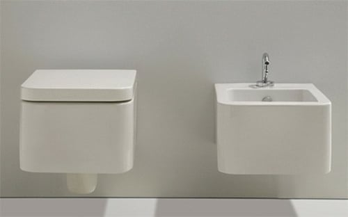 Moderne Toilette Bidet-weißes Bidet