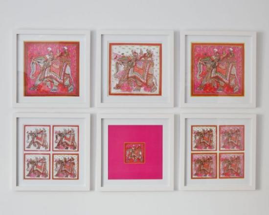 Mädchenzimmer in rosa und weiß wandbilder marokko thema