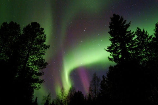 Nordlicht Aussicht-Iglu Finnland