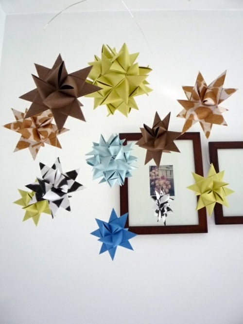 Origami Lanterne Kinderzimmer Dekoration Idee