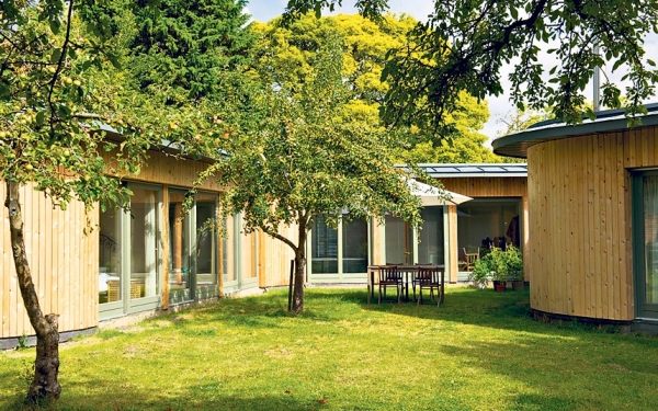 Oxfordshire Haus Innenhof Garten-umweltfreundlich Bauen