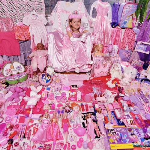 Prinzessin Zimmer für Mädchen-rosa Spielsachen