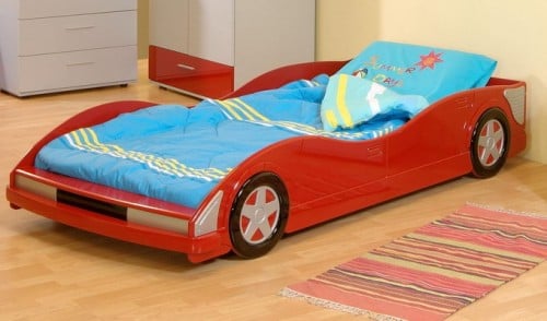 Schickes Auto Bett für Jungenzimmer Ideen