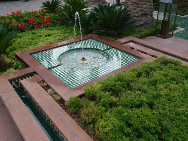 Springbrunnen Feng Shui-Garten gestalten