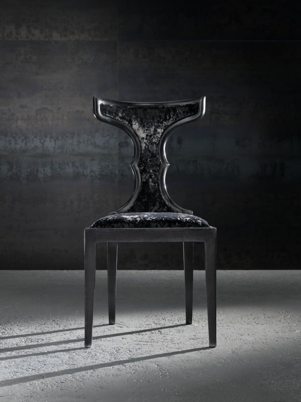 Stuhl Design schwarz-Italien Möbel