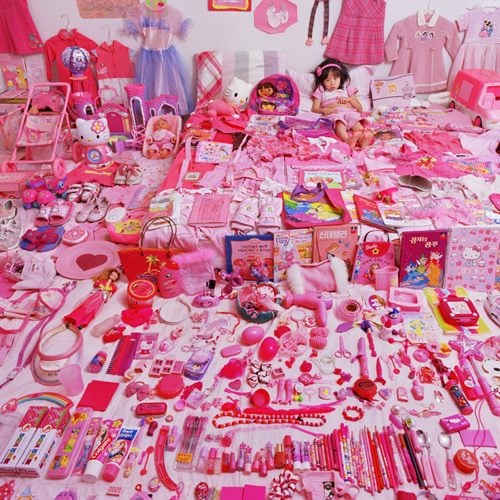 Süße Einrichtung Mädchenzimmer Rosa Pink