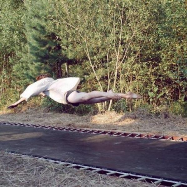 Trampolin Springen-Russland Projekt Salto
