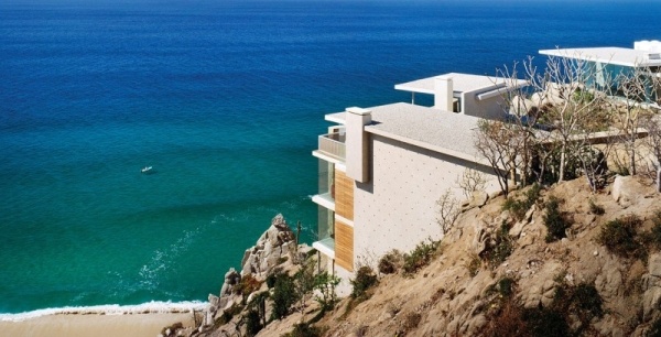 Traumhaus am Hang gebaut malerischer Blick Casa Finisterra Steven Harris