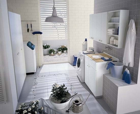 Waschzimmer weiß-Einrichtungsidee