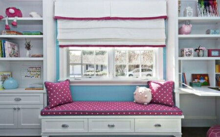 blau rosa Farbe-Mädchenzimmer