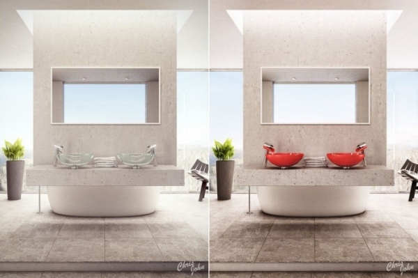 das moderne badezimmer mit wellness atmosphäre chris john design