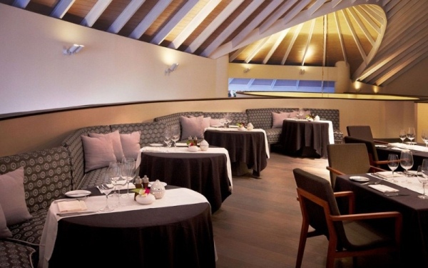 das viceroy luxushotel design auf den malediven restaurant