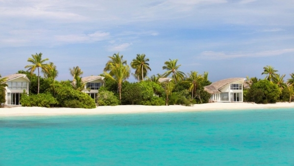 das viceroy luxushotel design auf den malediven strand