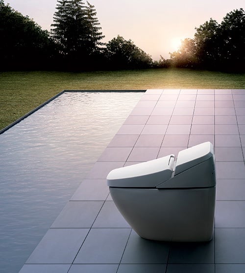 designer toilette innovatives design INAX