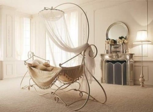 einrichtungsideen für luxus babyzimmer dekoration gondel