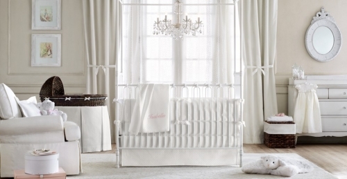 einrichtungsideen für luxus babyzimmer dekoration weiß