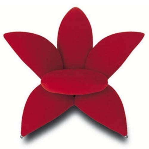 einzigartiges sessel design mit ungewöhnlichen formen lilie