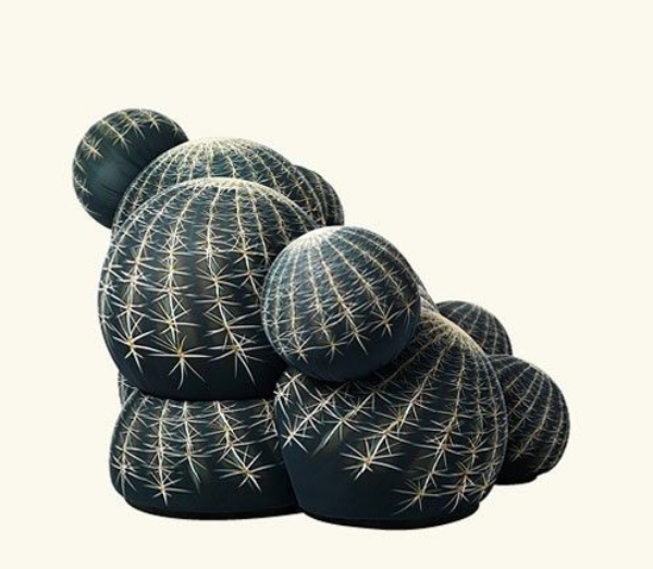 kaktus sofa design für spaß und komfort im wohnzimmer seitenansicht